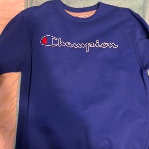Blue champion sweatshirt